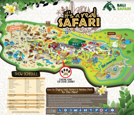 map bali safari marine park